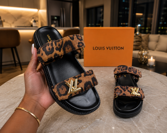 LV Leopard Luxe Double Strap