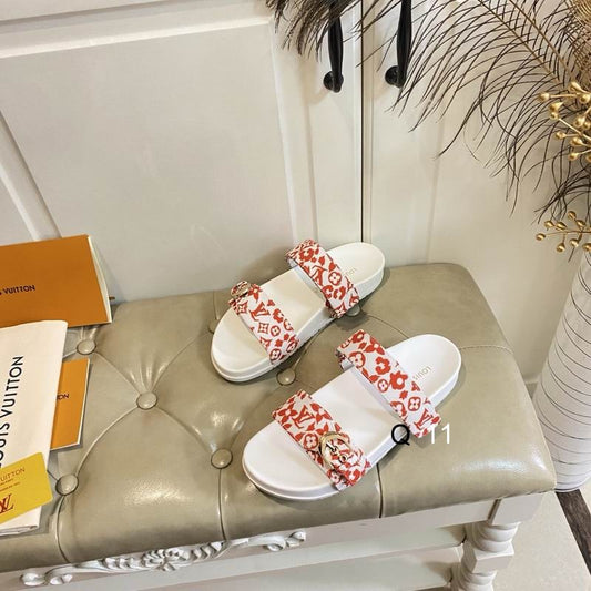 LV Riviera Sandals – Monogram Double Strap