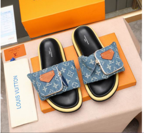 LV Pocket Monogram Slide