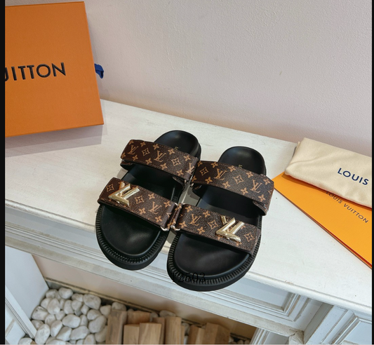LV Monogram Crest Sandal