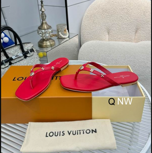 LV Charm Thong Sandal