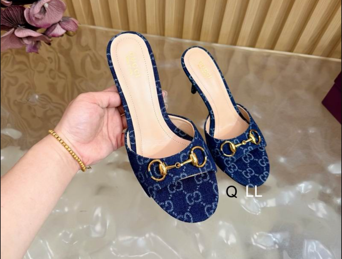 GUC Riviera Denim Horsebit  Heel