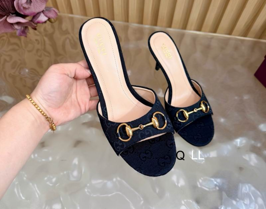 GUC Riviera Denim Horsebit  Heel