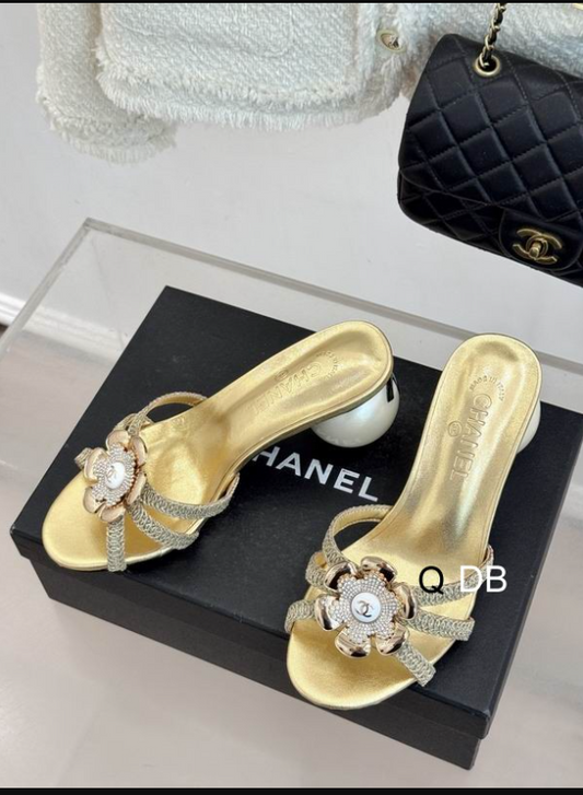 CC Camellia Pearl Heels